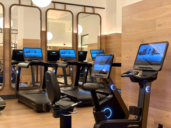 Six Senses London gym cardio machines