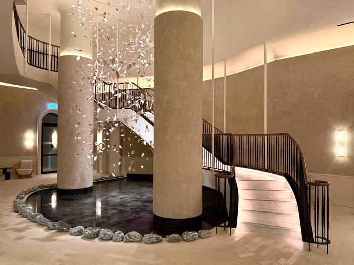 Six Senses London spa staircase