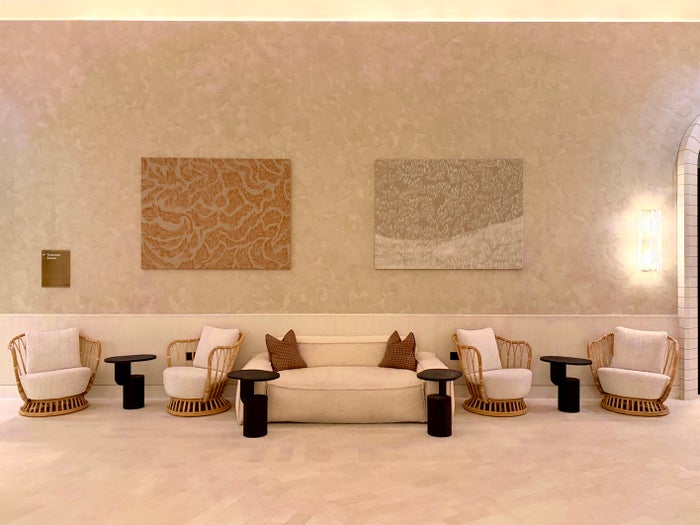 Six Senses London spa waiting area
