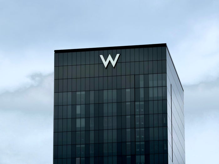 W Osaka from the street