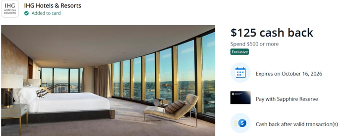 ihg chase offer ihg chase offer