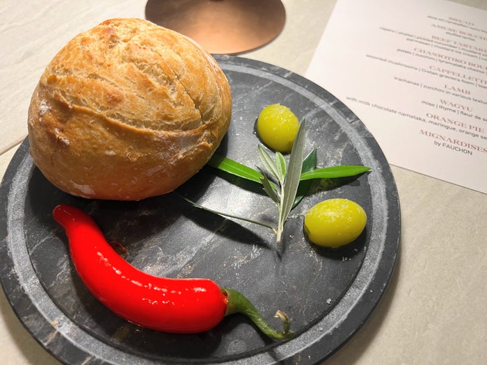 Bread at Poeme De La Canee at Hilton Chania