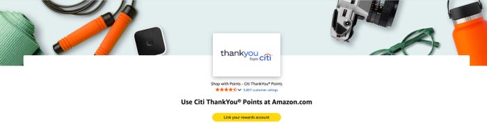 Citi TY Amazon page