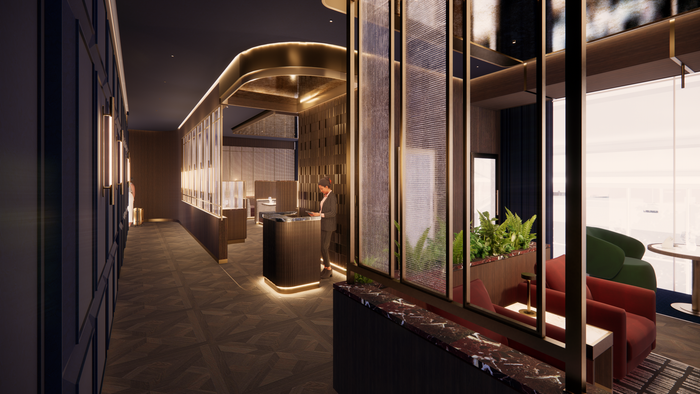 Heathrow new terminal 5 Concorde dining