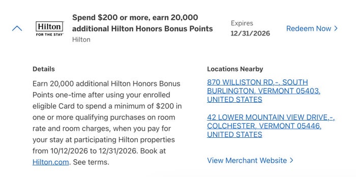New Hilton Amex Offers: Earn up to 75.5K Bonus Points [Targeted]