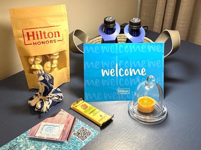 Hilton Honors welcome gifts Hilton Honors welcome gifts