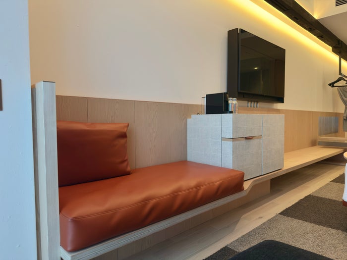Hyatt Centric Sapporo couch and television