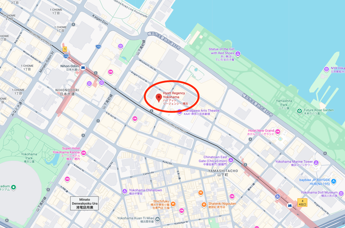 Hyatt Regency Yokohama Google Maps