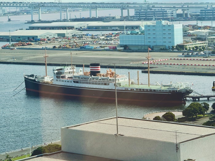Hyatt Regency Yokohama view of ship museum