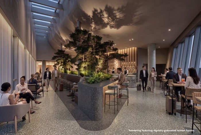 Newark Centurion Lounge renderings