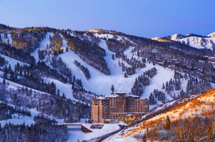 St. Regis Deer Valley mountain view St. Regis Deer Valley mountain view
