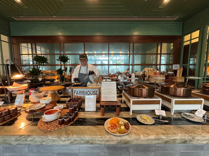 St. Regis Longboat Key Riva made to order eggs and hot dishes