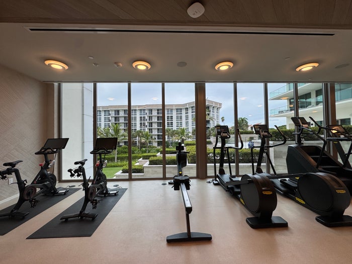 St. Regis Longboat Key fitness center cardio machinesd