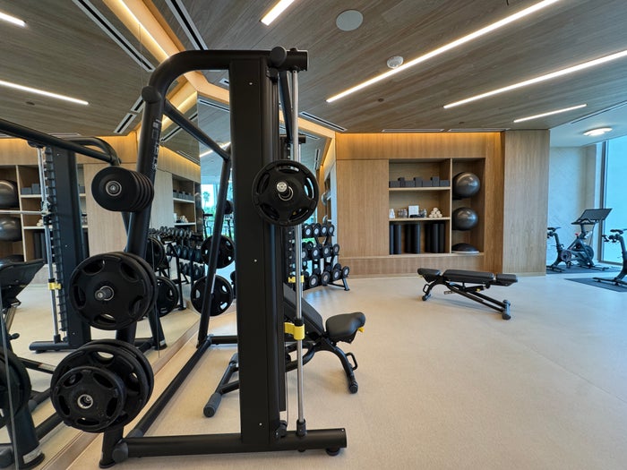 St. Regis Longboat Key fitness center equipment