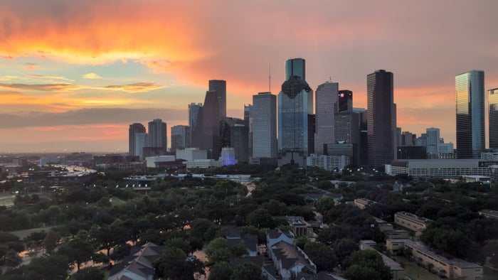 Sunrise view from Thompson Houston
