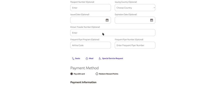 Wells Fargo portal Flight checkout passport KTN frequent flyer Wells Fargo portal Flight checkout passport KTN frequent flyer