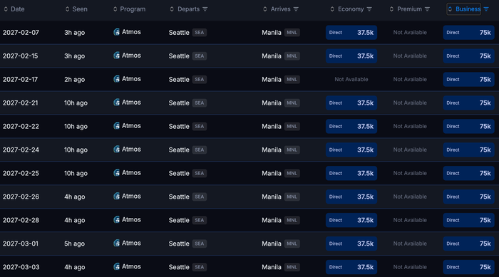 seats aero usa mnl availability oct 29 2026 seats aero usa mnl availability oct 29 2026
