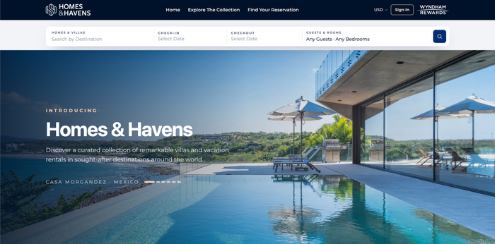 wyndham homes havens home page